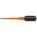 Klein Insulated Screwdriver, #1 Phillips, 4-Inch Round Shank (6334INS)