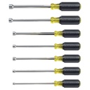 Klein Nut Driver Set, 6-Inch Shafts, 7-Piece (647)