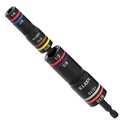 Klein Quad-8 Deep-Well Heavy-Duty Impact Flip Sockets, SAE, 3-Piece, 1/4-Inch Hex Drive (652QS)