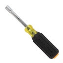 Klein Metric Color-Coded Nut Driver, Heavy-Duty Hollow-Shaft, 7mm (65407M)
