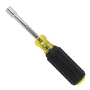 Klein Metric Color-Coded Nut Driver, Heavy-Duty Hollow-Shaft, 8mm (65408M)