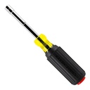Klein Color-Coded Magnetic Hollow-Shaft Heavy-Duty Nut Driver, 1/4-Inch (65414MAG)