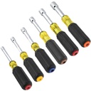Klein Color-Coded Magnetic Hollow-Shaft Heavy-Duty Nut Driver Set, 6-Piece (65456MAG)