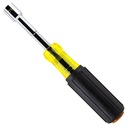 Klein Color-Coded Hollow-Shaft Heavy-Duty Nut Driver, 7/16-Inch (654716)