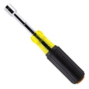 Klein Color-Coded Magnetic Hollow-Shaft Heavy-Duty Nut Driver, 7/16-Inch (654716MAG)