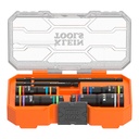 Klein KNECT™ Quad-16 Heavy-Duty Impact Flip Sockets, SAE and Metric, 6-Piece, 1/4 and 3/8-Inch Drive (654QS)