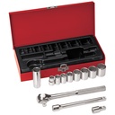Klein 3/8-Inch Drive Socket Wrench Set, 12-Piece (65504)