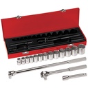 Klein 1/2-Inch Drive Socket Wrench Set, 16-Piece (65512)