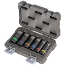 Klein 2-In-1 Slotted Impact Socket Set, 12-PT, 6-Piece (66090)