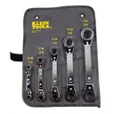 Klein Reversible Ratcheting Box Wrench Set, 5-Piece (68245)