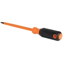 Klein Insulated Screwdriver, #2 Square, 6-Inch Round Shank (6846INS)
