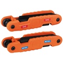 Klein Pro Folding Hex Key Set, SAE and Metric (70552)