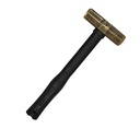 Klein Brass Sledge Hammer, FGL Rubber Grip, 4-Pound (7HBRFRH04)