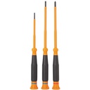 Klein Insulated Precision Screwdriver Set, 3-Piece (85613INS)