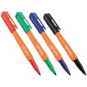 Klein Skribes™ Fine Tip Permanent Markers, Multi-Color, 4-Pack (861914)