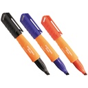 Klein Skribes™ Chisel Tip Permanent Markers, Multi-Color, 3-Piece (861923)