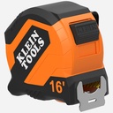 Klein Tape Measure, 16-Foot Compact, Double-Hook (9516)