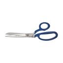 Klein Bent Trimmer w/Large Ring, Blue Coating, 8-Inch (208LR-BLU-P)