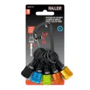 Railer Tools Keychain Bit Holders Multi Color - 5pc (RQCBH5-MC)