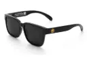 Apollo Sunglasses: Black (Black Lens - Gold Emblem)