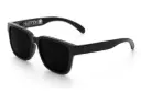 Apollo Sunglasses: Ultra Black Lens - Black Emblem