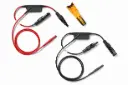 Fluke TLPV2 Solar Clamp Test Lead Set, Black/Red