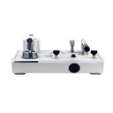 Fluke Calibration P3025-PSI-P Pneumatic Deadweight Tester — Dual vacuum/pressure, 3 to 500 psi / 1 to 30 inHg vacuum, with built-in hand pump