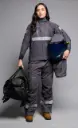 OEL 75 CAL Black Series GTX, Arc Flash Jacket and Bib-Overall Kit, Lift Front Hood, GORE-TEX - Women's