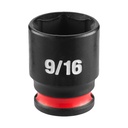Milwaukee 49-66-6009 SHOCKWAVE™ Impact Duty 1/4" Drive 9/16" Standard 6 Point Socket