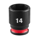Milwaukee 49-66-6034 SHOCKWAVE™ Impact Duty 1/4" Drive 14MM Standard 6 Point Socket