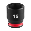 Milwaukee 49-66-6035 SHOCKWAVE™ Impact Duty 1/4" Drive 15MM Standard 6 Point Socket