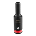 Milwaukee 49-66-6036 SHOCKWAVE™ Impact Duty 1/4" Drive 4MM Deep 6 Point Socket