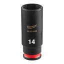 Milwaukee 49-66-6048 SHOCKWAVE™ Impact Duty 1/4" Drive 14MM Deep 6 Point Socket