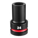 Milwaukee 49-66-6619 SHOCKWAVE™ Impact Duty 1" Drive 24MM Deep 6 Point Socket