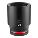 Milwaukee 49-66-6646 SHOCKWAVE™ Impact Duty 1" Drive 75MM Deep 6 Point Socket