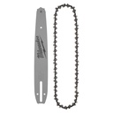Milwaukee 49-16-2877 12" Narrow Nose .325" Low Profile Pitch .043" Gauge Saw Chain and Guide Bar Combo Set