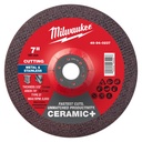 Milwaukee 49-94-0237 7" x 3/32" x 7/8" Ceramic+ Metal Cut Off Wheel -Type 27