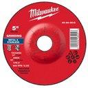 Milwaukee 49-94-0513 5" x 1/4" x 7/8" Metal Grinding Wheel - Type 27