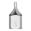 Milwaukee 45-34-1128 1/4" Drive 2mm Low-Profile Hex Bit Socket