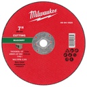 Milwaukee 49-94-1920 7" x 1/8" x 5/8" DKO Masonry Cut Off Wheel -Type 1