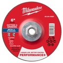 Milwaukee 49-94-0927 6" x 1/8" x 5/8"-11 Performance+ Dual Metal Cut & Grind Wheel - Type 27