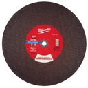 Milwaukee 49-94-0178 16" x 1/8" x 20mm Performance+ Metal Cut Off Wheel - Type 1