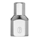 Milwaukee 45-34-1133 1/4" Drive 6mm Low-Profile Hex Bit Socket