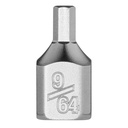 Milwaukee 45-34-1121 1/4" Drive 9/64" Low-Profile Hex Bit Socket