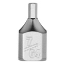 Milwaukee 45-34-1119 1/4" Drive 7/64" Low-Profile Hex Bit Socket