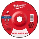 Milwaukee 49-94-0623 6" x 1/4" x 7/8" Performance+ Metal Grinding Wheel - Type 27