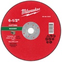 Milwaukee 49-94-1915 6-1/2" x 1/8" x 5/8" DKO Masonry Cut Off Wheel -Type 1