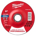 Milwaukee 49-94-0117 5" x .045" x 7/8" Performance+ Metal Cut Off Wheel - Type 27
