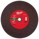 Milwaukee 49-94-1945 14" x 1/8" x 20mm Masonry Cut Off Wheel -Type 1