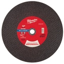 Milwaukee 49-94-0173 14" x 1/8" x 1" Performance+ Metal Cut Off Wheel - Type 1